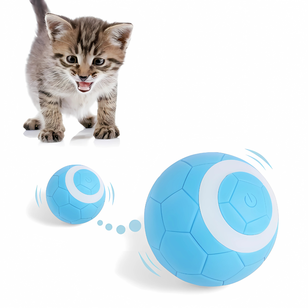 Smart LED 360° Rotating Cat Toy Ball