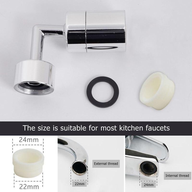 720° Rotating Bathroom Tap