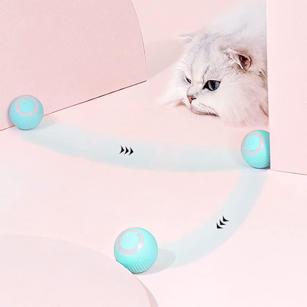 Smart LED 360° Rotating Cat Toy Ball