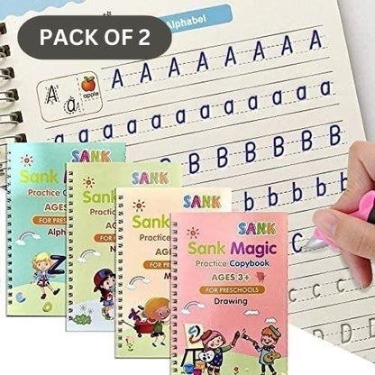 Magic Book Set - B1G1 ( 8 Books + 20 Refill+2 Pen+2 Grip)