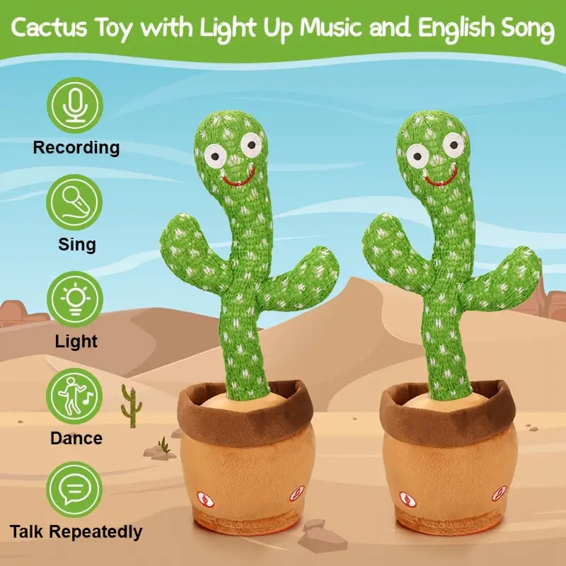 LED Musical Dancing & Mimicry Cactus Toy